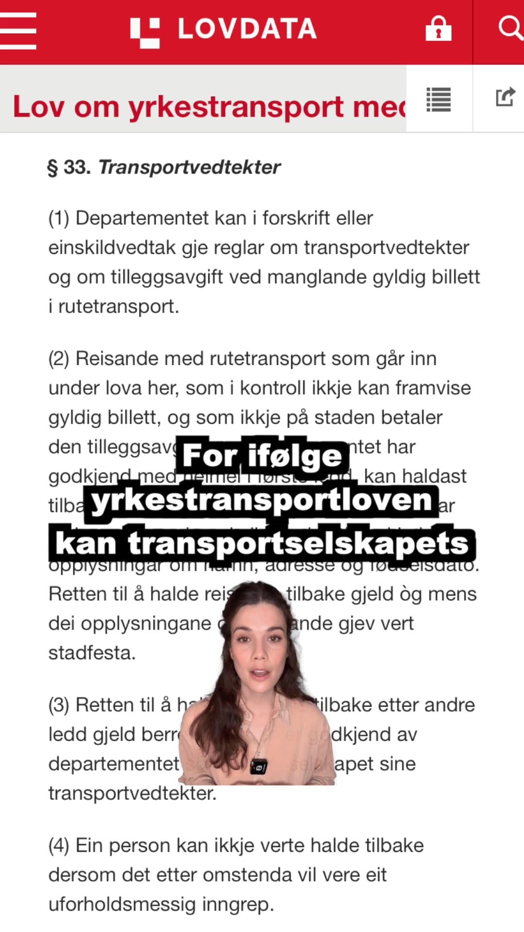 Kan man løpe fra billettkontroll?