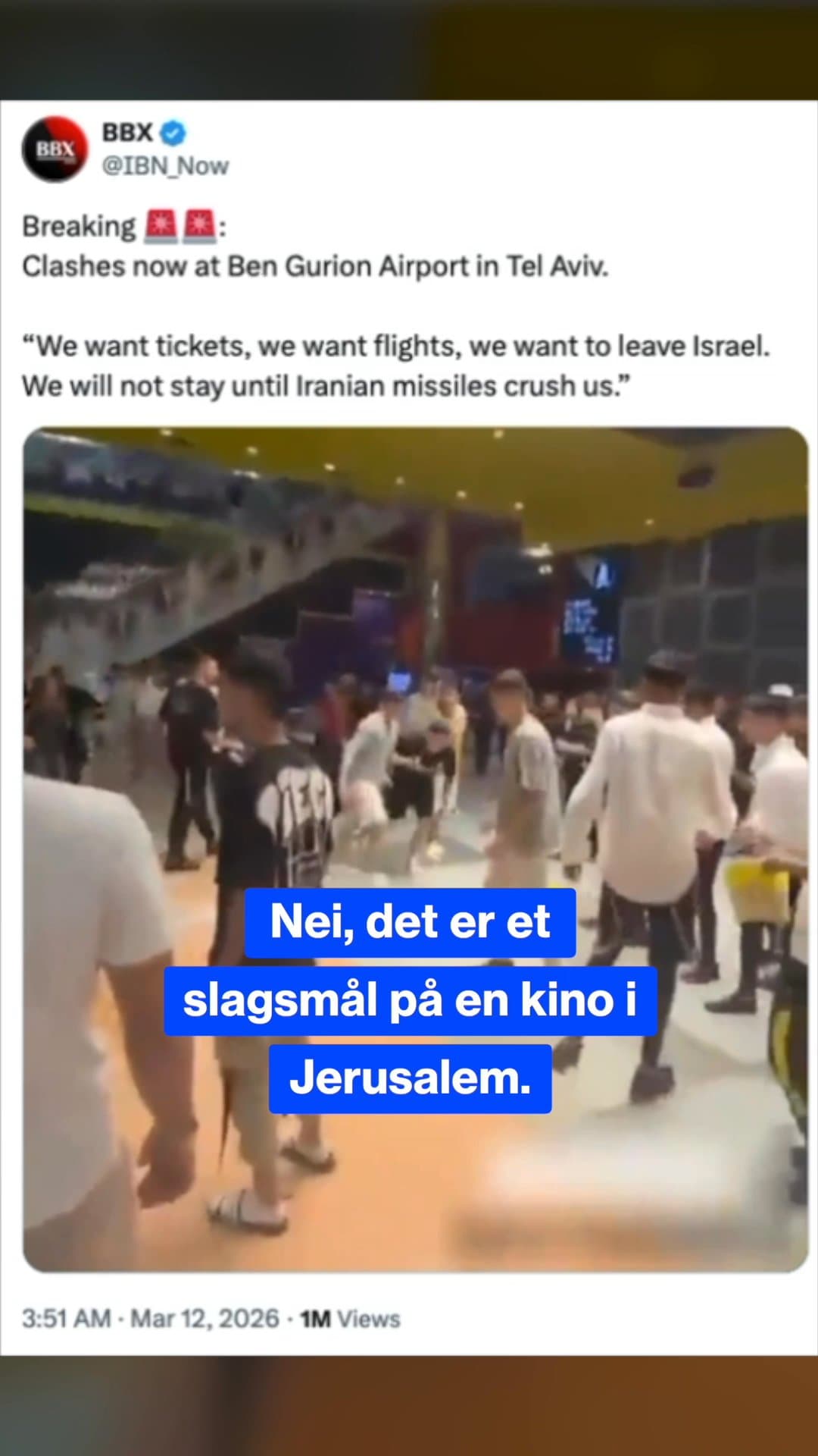 Verifisering Midtøsten